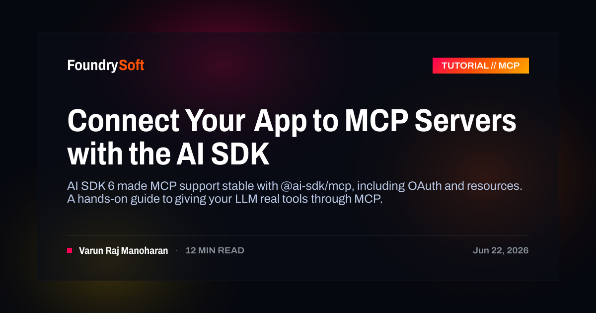 Connect Your App to MCP Servers with the AI SDK