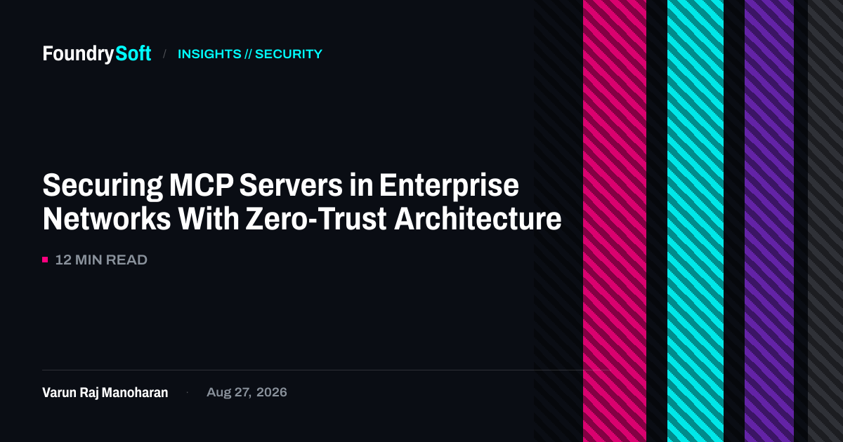 Securing MCP Servers in Enterprise Networks With Zero-Trust Architecture