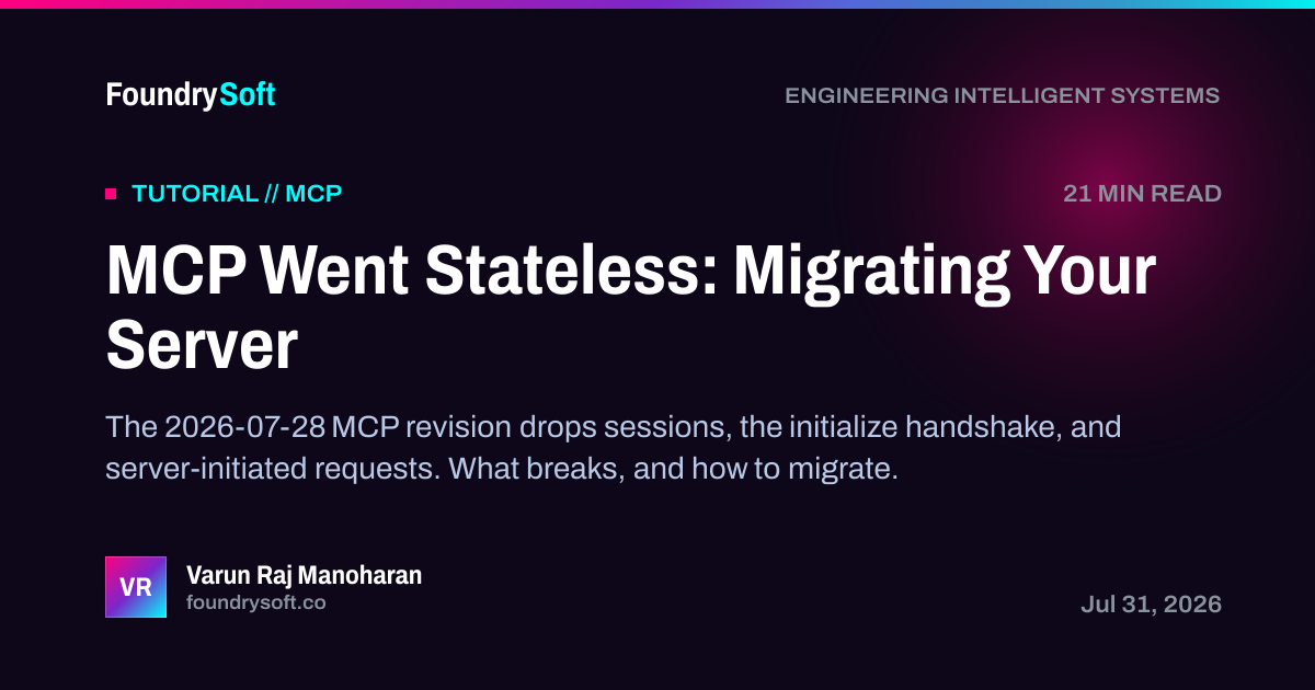 MCP Went Stateless: Migrating Your Server