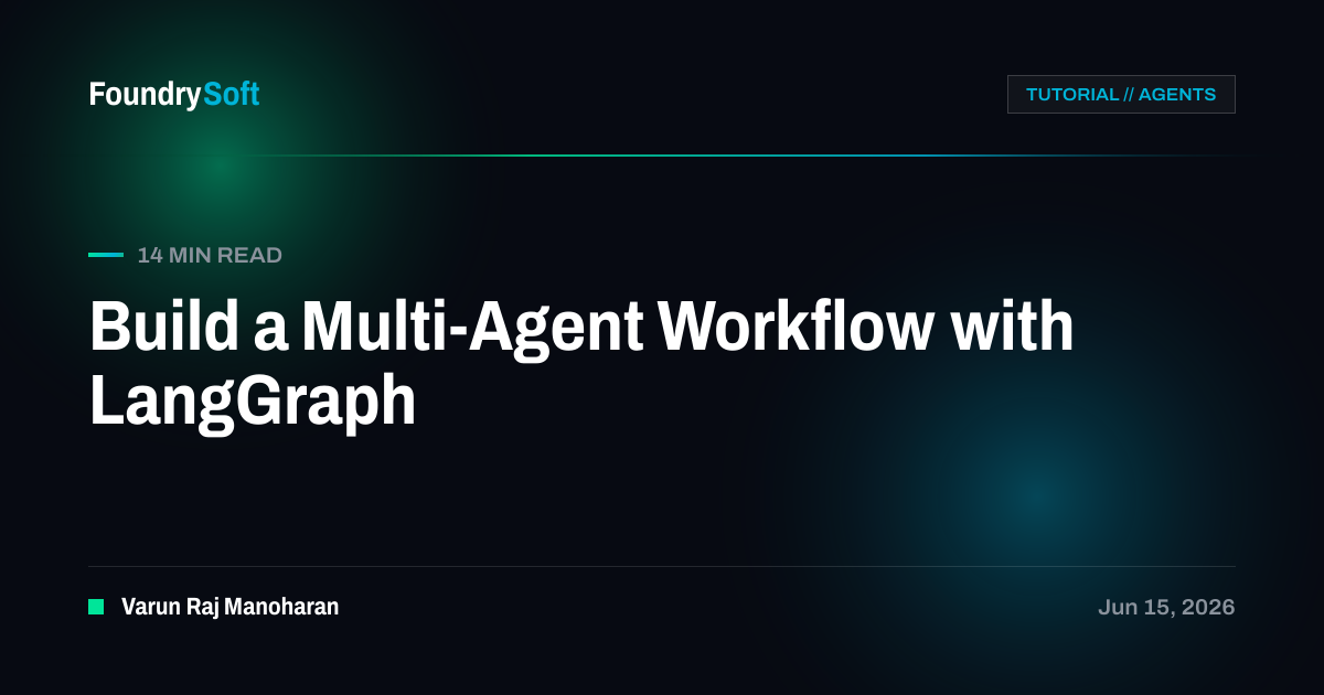 Build a Multi-Agent Workflow with LangGraph